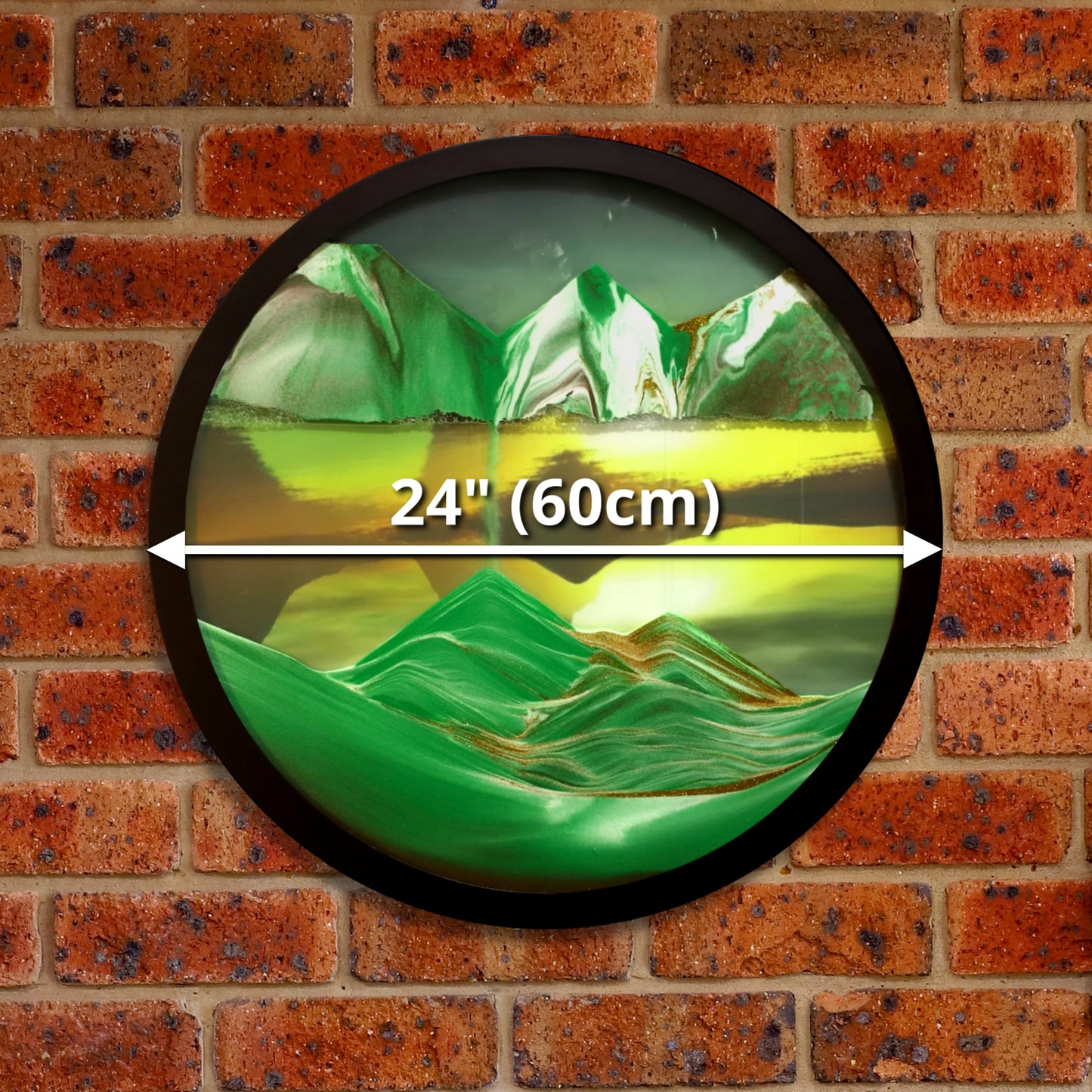 HUGE - 24" Wall-Mounted Sand Art