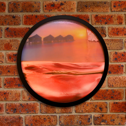 HUGE - 24" Wall-Mounted Sand Art