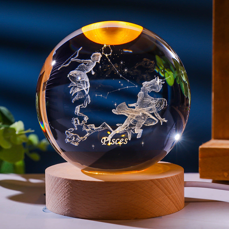 STAR SIGNS - 3D Glass Spheres