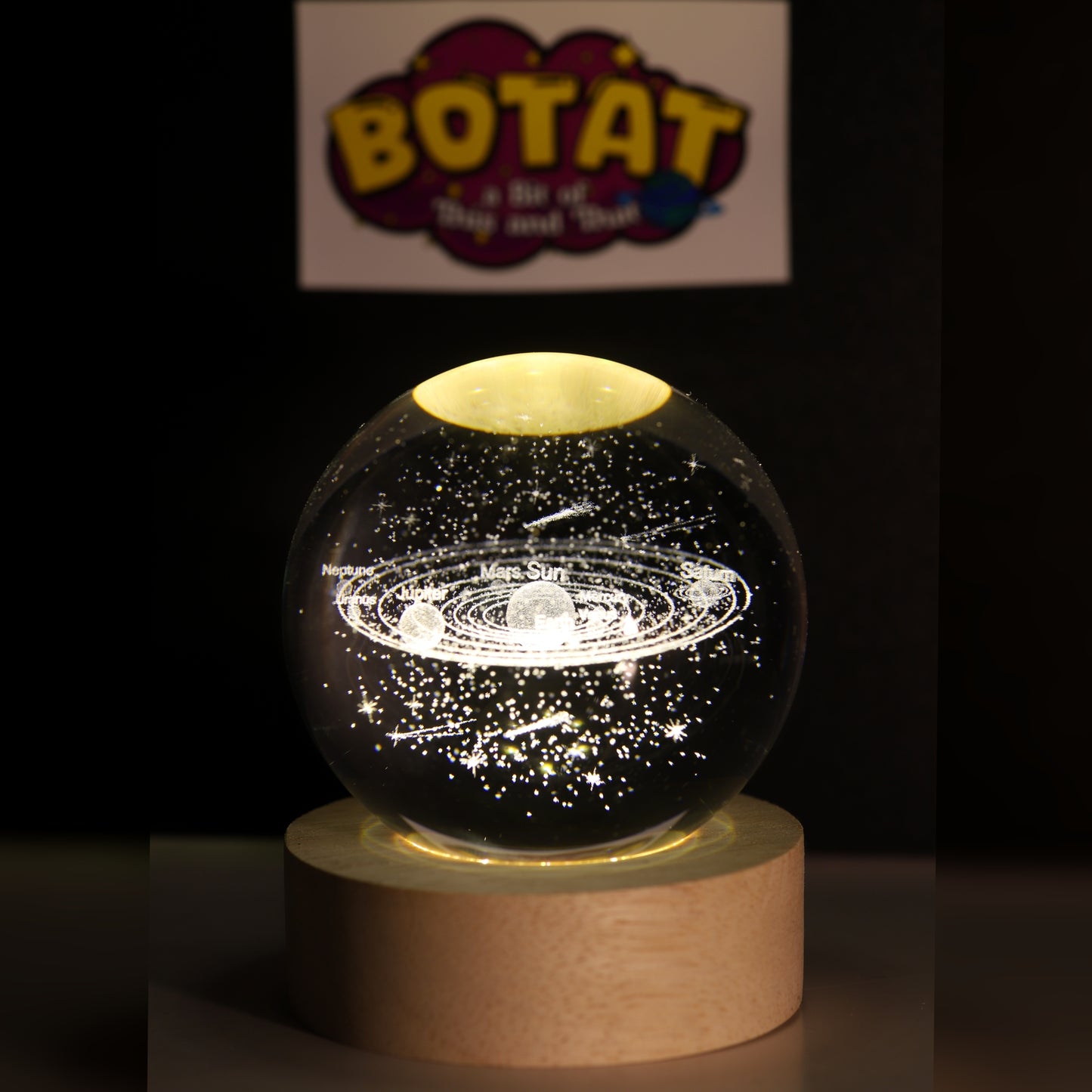 SPACE - 3D Glass Spheres